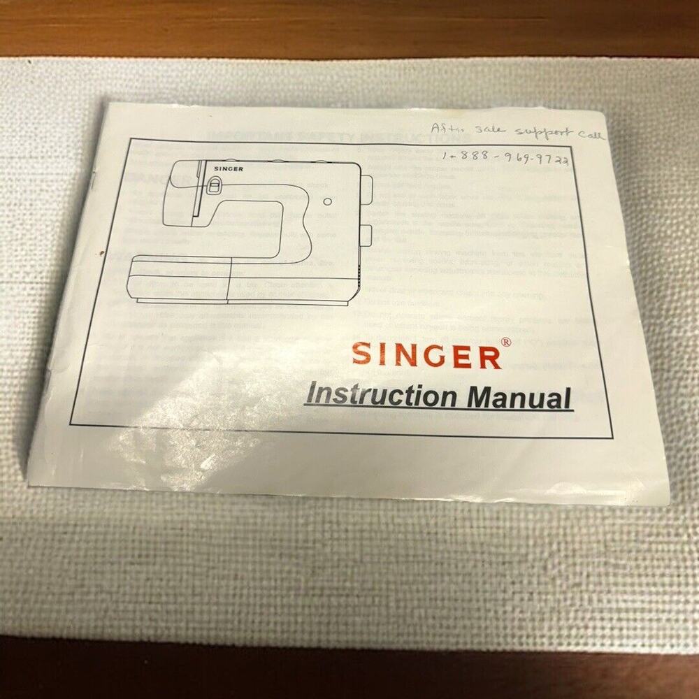 Singer Sewing‎ Machine 3700 Instruction Manual English And Spanish